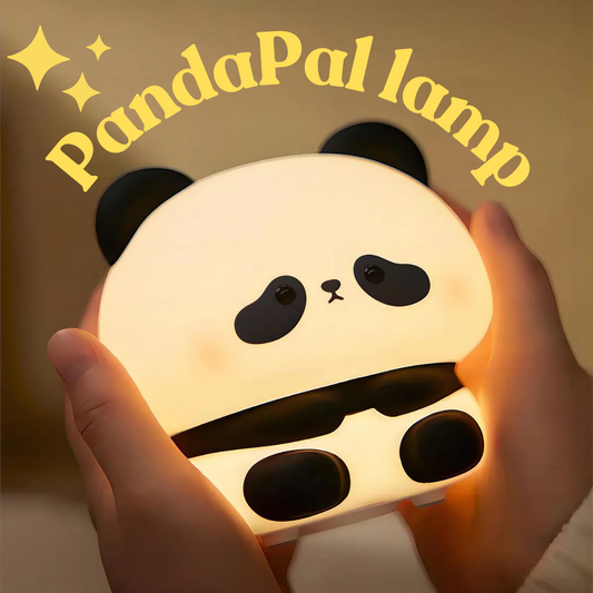 Panda Night Light Dimmable Nursery Squishy Silicone Sleeping Light USB Rechargeable Bedside Touch Lamp for Room Decor